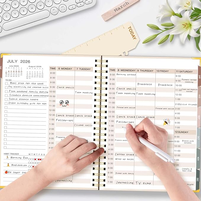 Large 2026-2027 Academic Planner, Weekly & Monthly Appointment Book from Jul. - Image 3