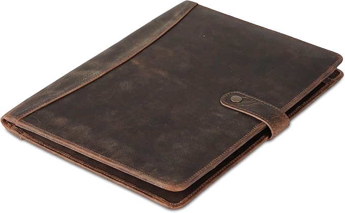 KomalC Leather Portfolio Folder - Image 3