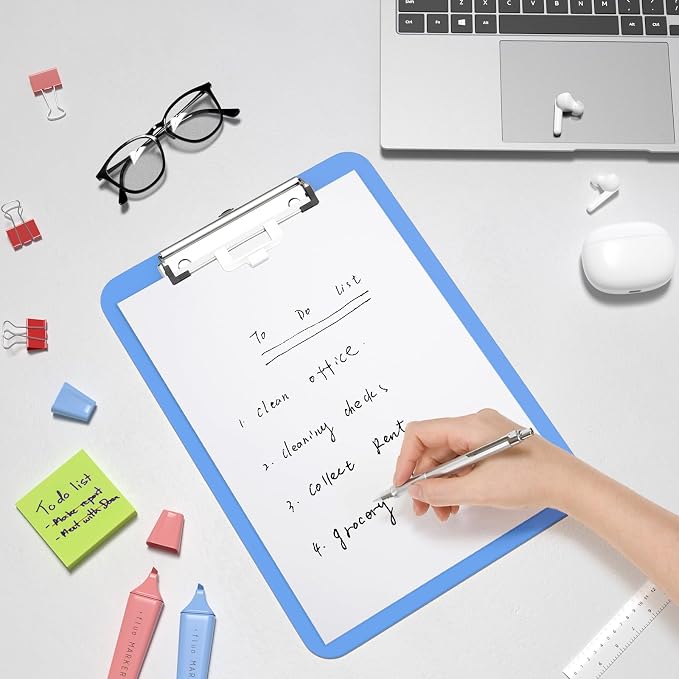 Hongri Plastic Clipboard with Pen Holder, Nurses and Women, Low Profile Clip - Image 8
