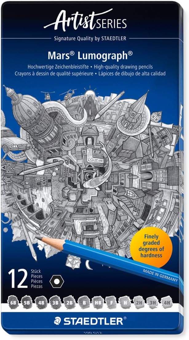 STAEDTLER Mars Lumograph Art Drawing Pencils – Sustainable, Break-Resistant by Staedtler