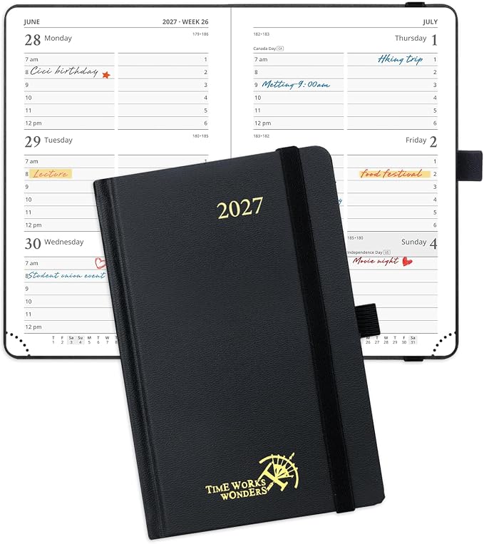 POPRUN Pocket Calendar 2027, Jan 2027 by POPRUN