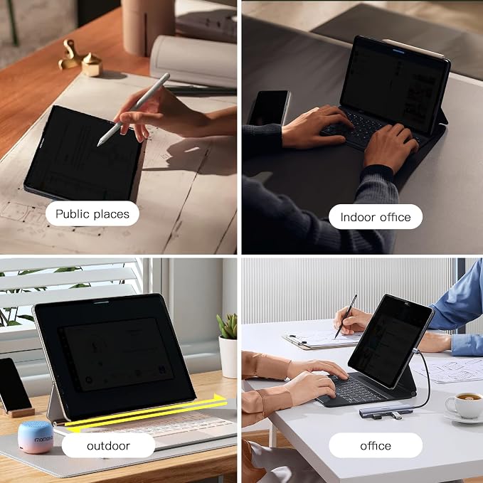360° Privacy Screen Protector for iPad A16 11th/10th Generation, Privacy Filter - Image 6