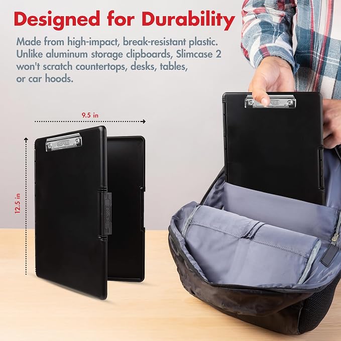 Dexas Slimcase 2 Plastic Clipboard - Image 3