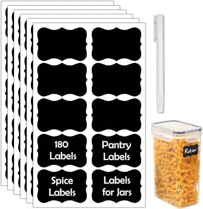 JIEHENG 180Pcs Chalkboard Labels by JIEHENG