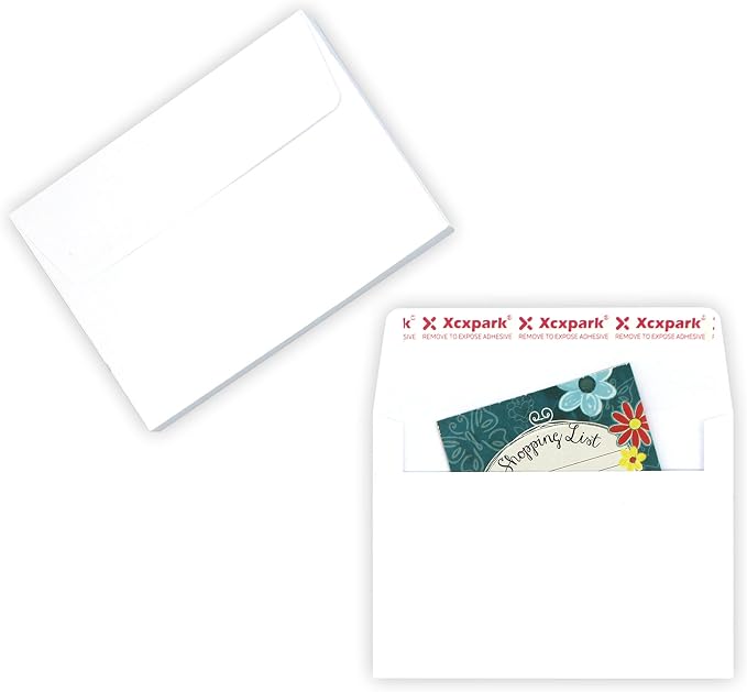 Xxcxpark 200 Qty Printable A7 Invitation Envelopes 5.25X7.25 inches Cards - Image 9