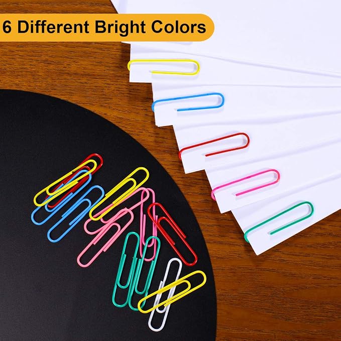 Vinaco Paper Clips Colorful, 100 Pack Large Paper Clips 2 Inch, Durable & Rust - Image 3