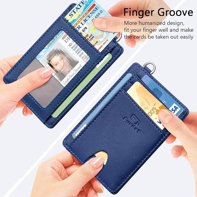 FurArt Slim Minimalist Wallet RFID Credit Card Holder - Image 3