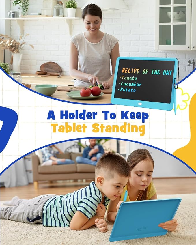 TEKFUN 16" LCD Writing Tablet for Kids & Family, Large Reusable Writing Pad for - Image 4