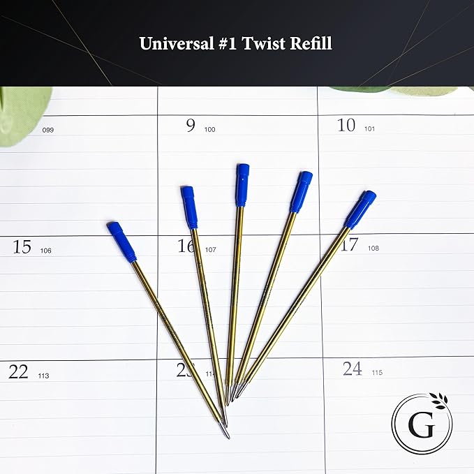 Garland Universal #1 Cross Compatible Ballpoint Pen Refill, USA Made, Archival - Image 3