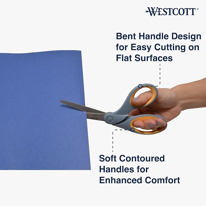 Westcott 8" Bent Craft Scissors - Image 3