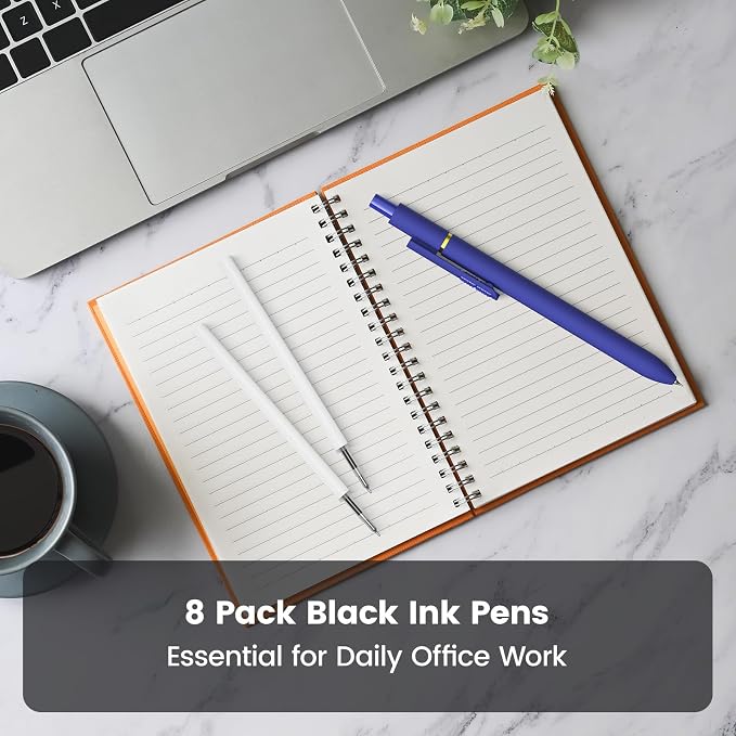 JIMMIDDA 8Pcs Black Gel Pens - Image 8