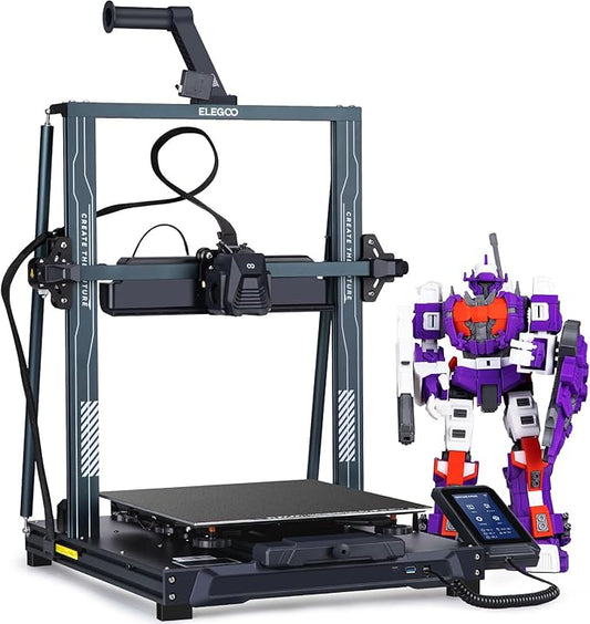 ELEGOO Neptune 4 Plus 3D Printer, 500mm/s High Speed Printer with 300°C Nozzle, Auto Leveling and Direct Drive Extruder, 320x320x385mm Large Printing Size-DeskLoop Office