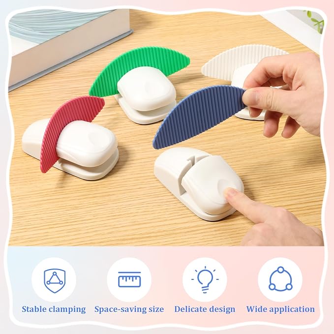 4PCS Paper Holder Stand for Typing, Portable Document Holder treochtfun - Image 6
