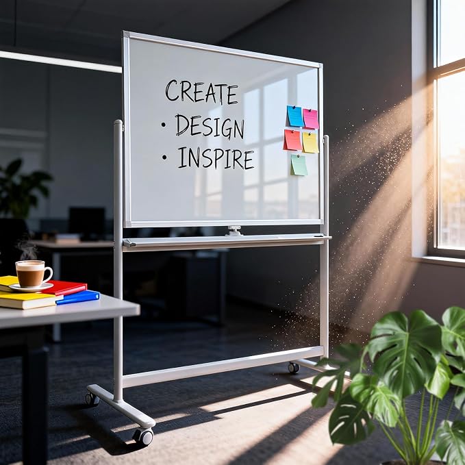 Large Mobile Glass White Board - Image 6