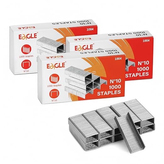Eagle No.10 Mini Premium Staples by Eagle