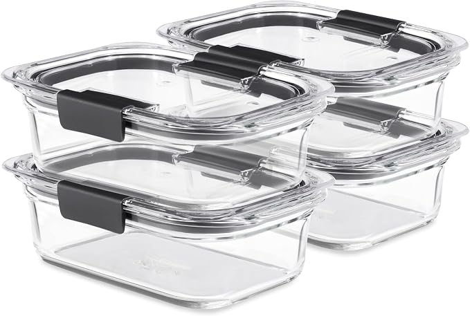Rubbermaid Brilliance Glass Food Storage Containers, 3.2 Cup, Leak-Proof - Image 8