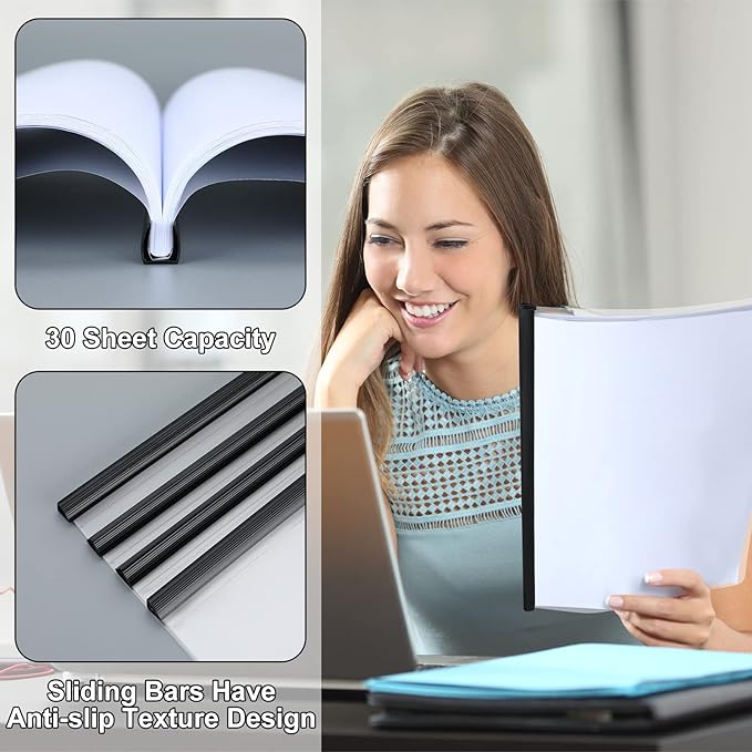 Thenshop 100 Pcs Clear Report Covers - Image 6