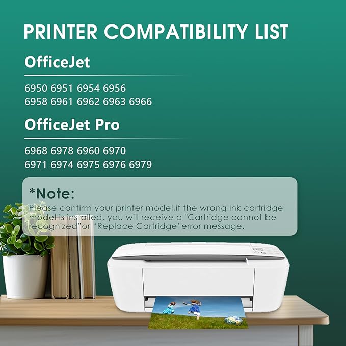 902XL 902 XL Ink Cartridge Compatible for HP 902 XL Ink Cartridges Compatible for HP OfficeJet Pro 6978 6958 6968 6962 OfficeJet 6970 6975 6960 6950 6954 6951 6956 6961 6963 6964 Printer(4PK)-DeskLoop Office