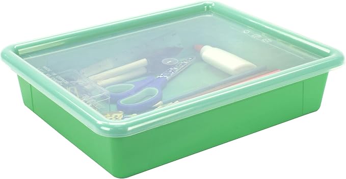 Storex Letter Size Flat Storage Tray – Organizer Bin - Image 9