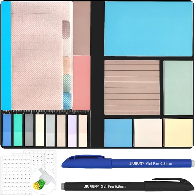 Sticky Notes Set 920 Pack, Divider Sticky Notes Tabs, Office Supplies, Planner by JIURUN