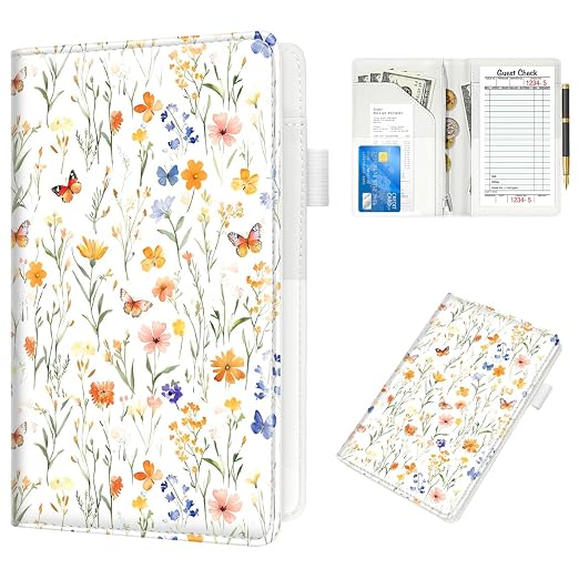 Server Book for Waitress Book by WAVEYU