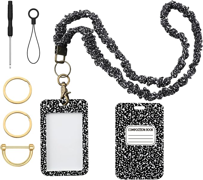 Gilprop 1 Pcs Scrunchie Teacher Lanyards by Gilprop