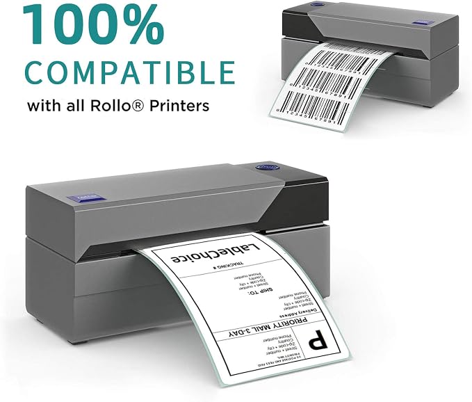 3-Proof 2"x1" Direct Thermal Barcode Labels Rolls - Image 3