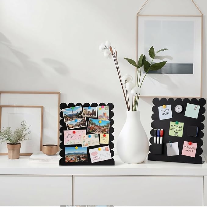 Gueevin 2 Pcs Magnet Board Standing Magnetic Metal Board - Image 6