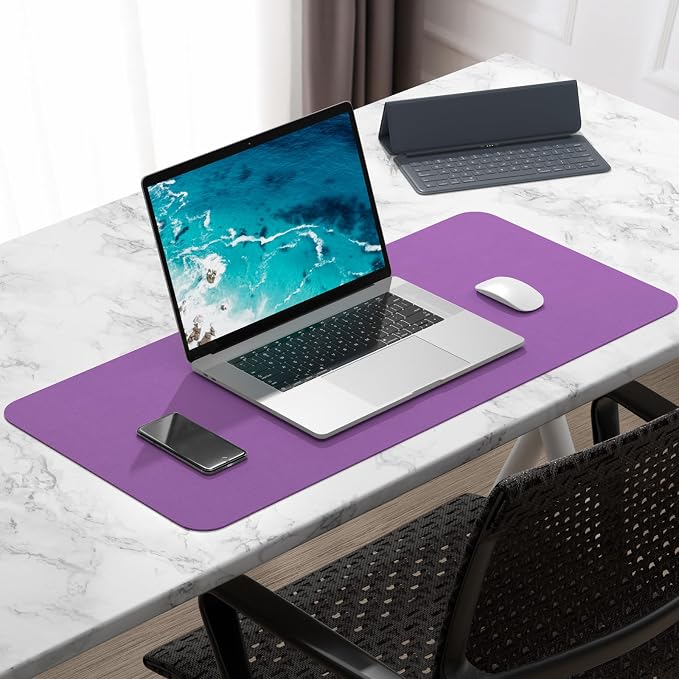 Hsurbtra Desk Pad, XL Extended Mouse Pad, Waterproof Desktop Blotter Protector - Image 7