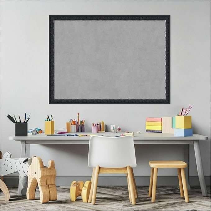 Amanti Art Black Framed Magnetic Board 22x30 Medium Vision Board - Image 5