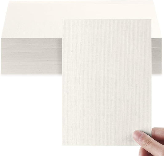 Geosar 50 Sheet Linen Cardstock Invitation Cardstock Heavyweight Printer Paper by Geosar