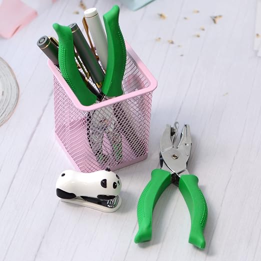 2 Pack Handheld Single Hole Mini Puncher 1/4 and 1/8 Inches Circle - Image 6