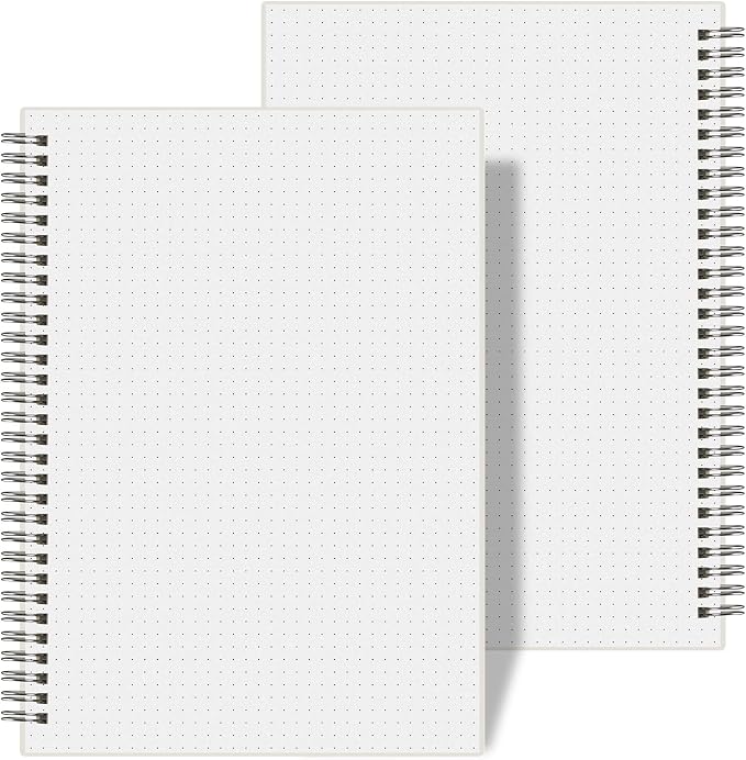 AHGXG Dotted Journal Spiral Notebook, Bullet Dot Grid Journal Large B5 by AHGXG
