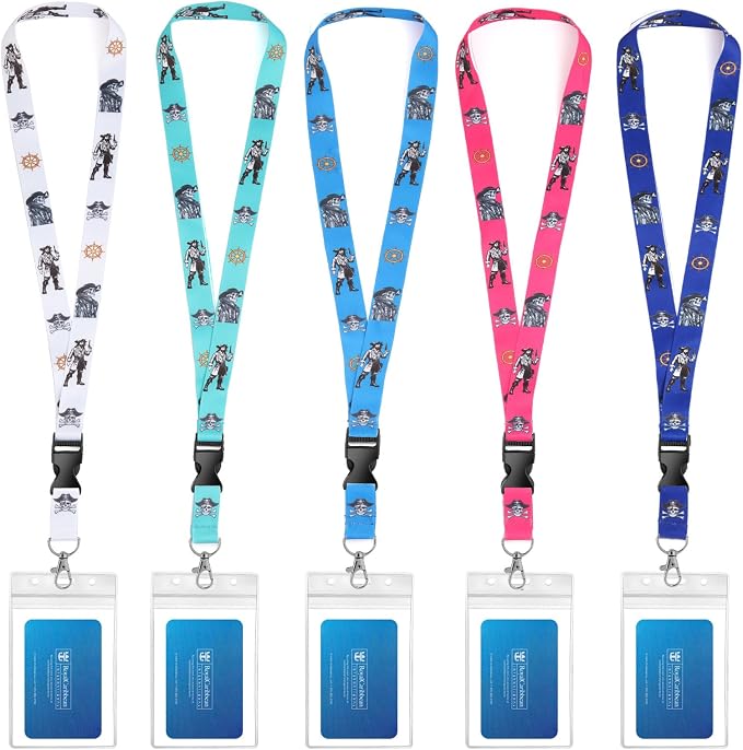 Cruise Lanyards, 5 Pack Waterproof Cruise Lanyard by Qsszk