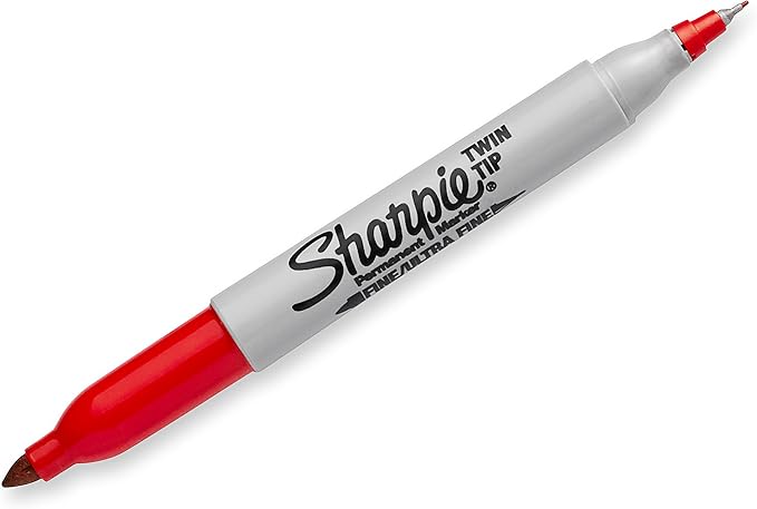 Sharpie Twin Tip Permanent Markers, Fine and Ultra Fine - Image 5