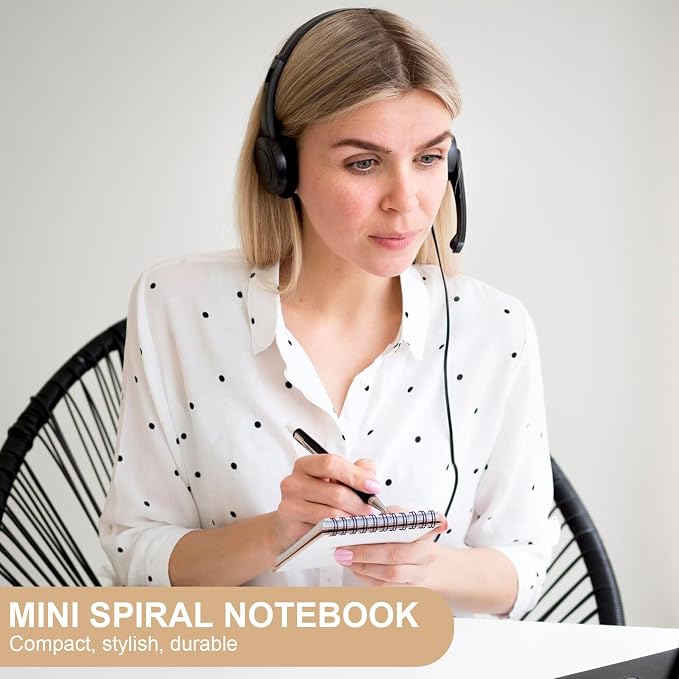 Thboxes 8 Pack Pocket Notebooks, 3 x 5 Spiral Notepads Mini Notebook 60 - Image 6
