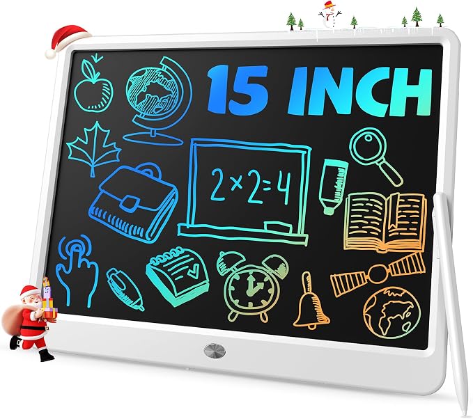 TEKFUN 15" LCD Writing Tablet Whiteboard Style, Large Reusable Writing Pad by TEKFUN