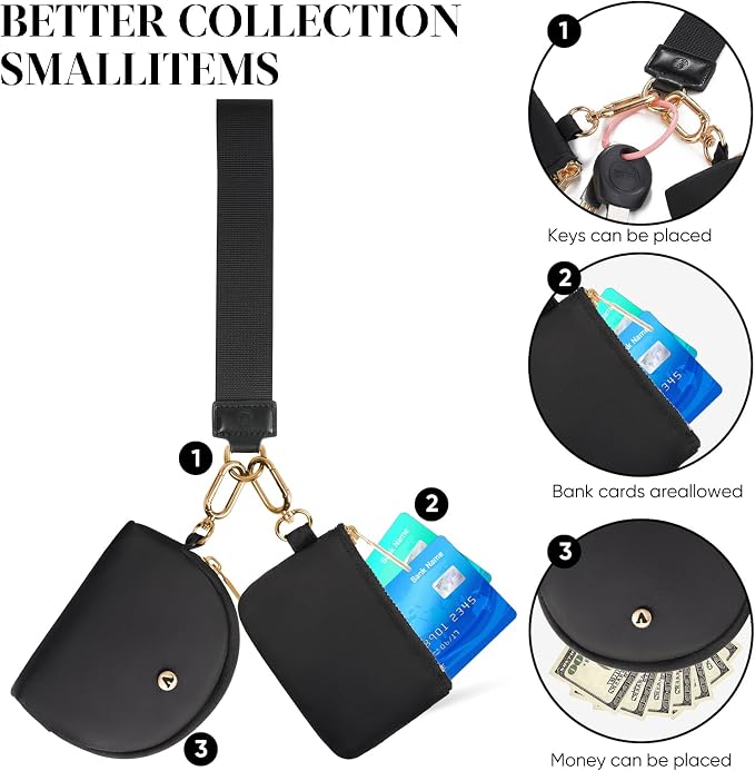 VUTUXA KeyChain Wallet Wristlet - Image 5