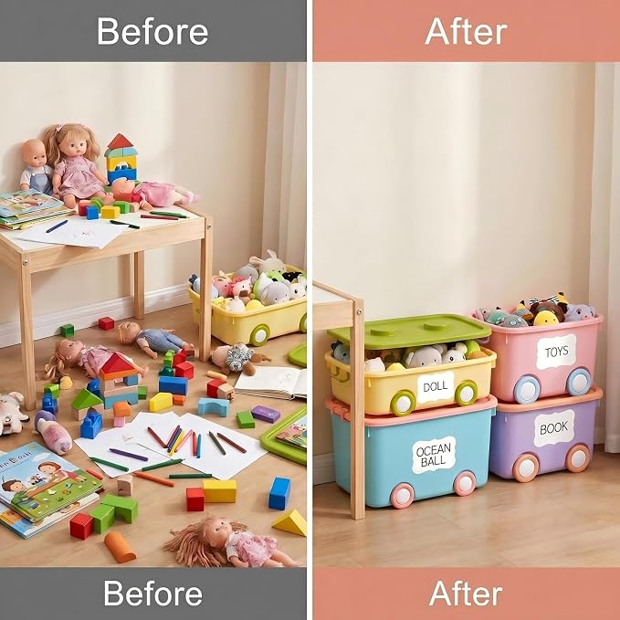 Chalkboard Labels for Storage Bins, 4x6 Inch, 50 Pack – Reusable Waterproof - Image 6