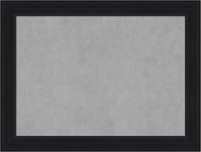 Amanti Art Black Framed Magnetic Board 25x33 Medium Vision Board by AmantiArt