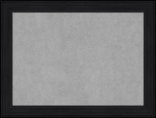 Amanti Art Black Framed Magnetic Board 25x33 Medium Vision Board by AmantiArt
