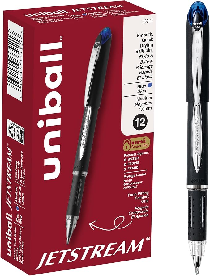 Jetstream Stick Ballpoint Pen, Bold 1 mm, 1 Dozen by uni-ball