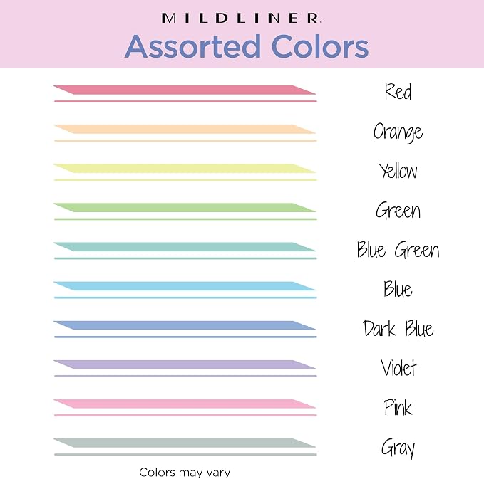 Zebra Pen Mildliner Dual-Tip Highlighter Marker Set, Broad and Fine Tips - Image 5