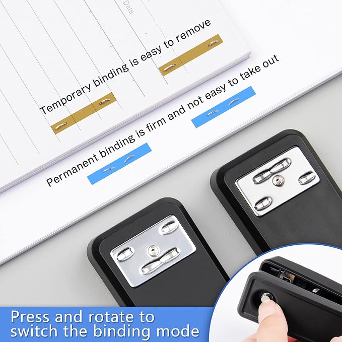Desktop Office Stapler with 2000 Staples: IMLIKE Half Strip Desk Staplers - Image 4