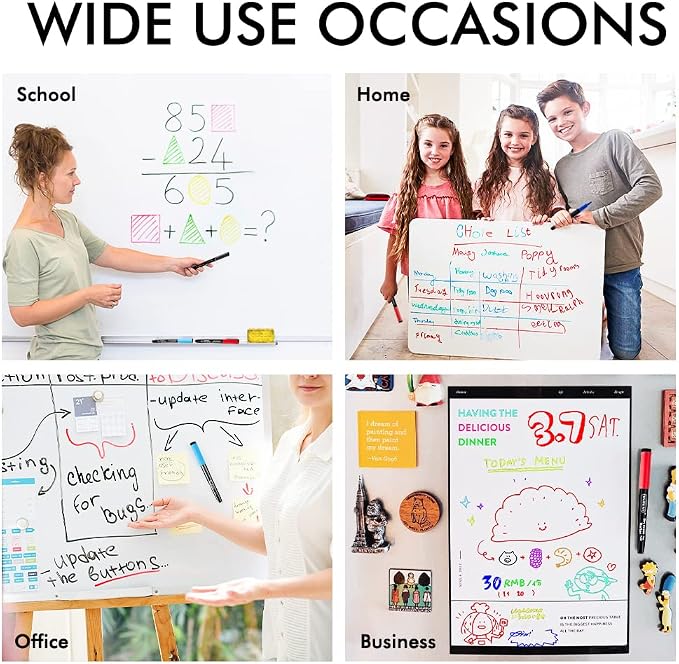 Shuttle Art Dry Erase Markers, 15 Colors Magnetic Whiteboard Markers, Fine Point - Image 7