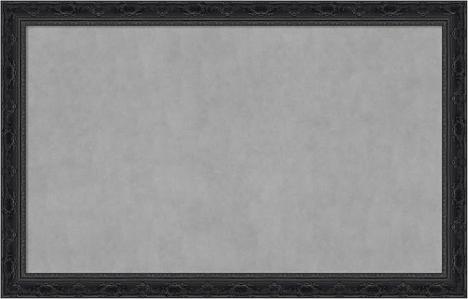 Amanti Art Black Framed Magnetic Board 28x44 Large Vision Board by AmantiArt