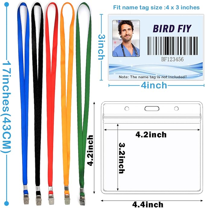4x3 Name Tags Badge Holder - Image 2
