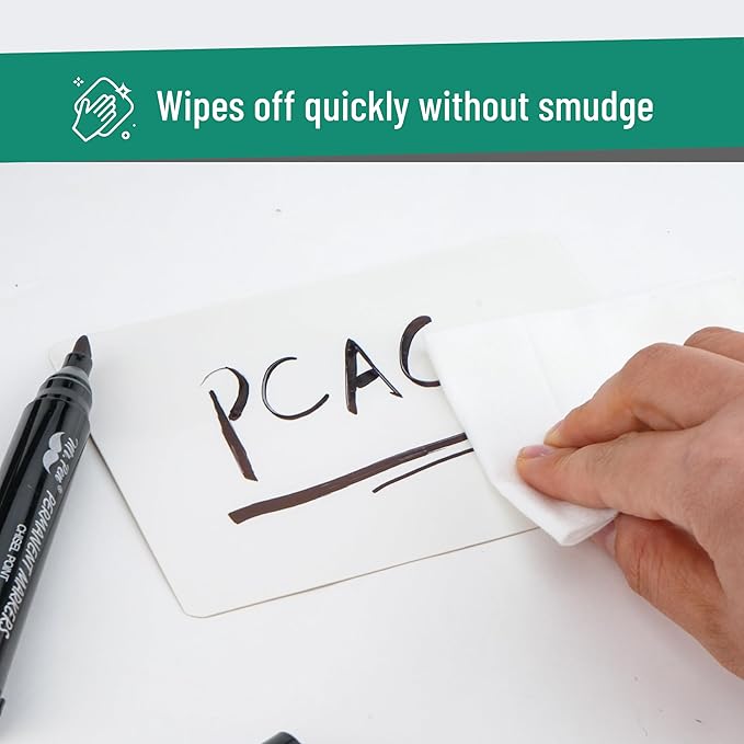 Mr. Pen- Dry Erase Index Cards, Large | Laminated on One Side, Erasable - Image 3