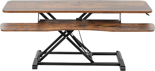 VIVO 48 inch Desk Converter, K Series, Height Adjustable Sit to Stand Riser by VIVO