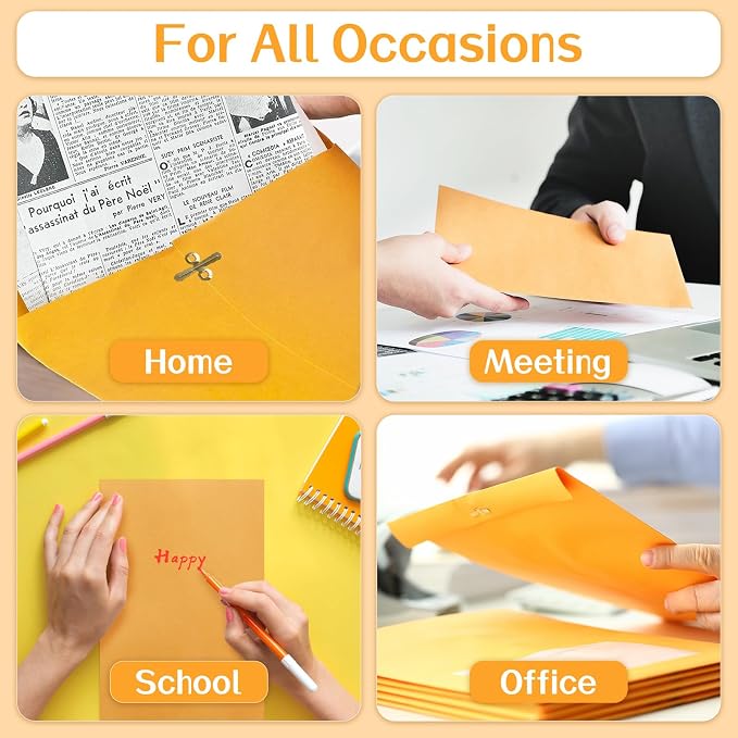 30 Pcs 5 x 7.5Inch Manilla Envelopes, Kraft Envelopes - Image 6